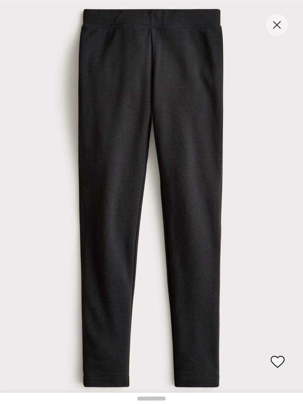 Crewcuts Black Girls' Stretch Leggings